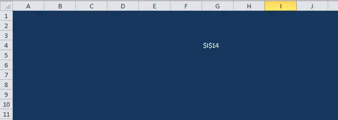 Função para retornar a célula ativa do Excel