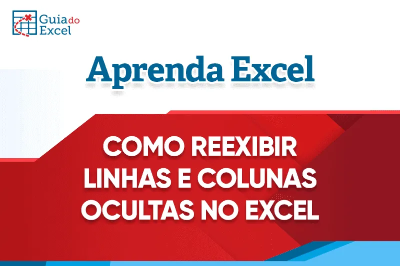 Como reexibir linhas e colunas no Excel capa