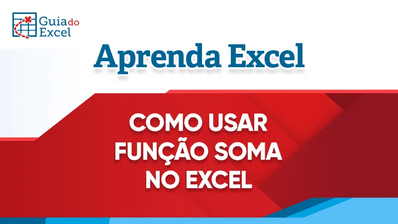 Como usar função soma excel capa
