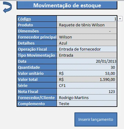 planilha de controle de estoque entrada e saida de materiais gratis