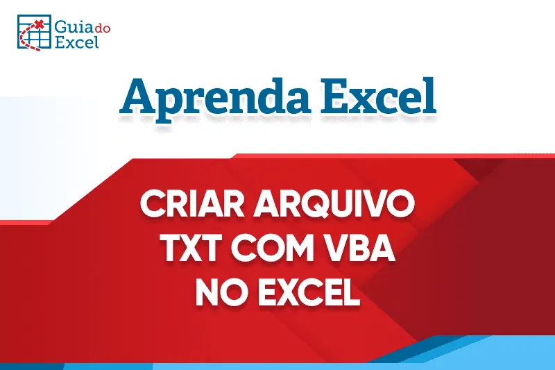Criar um arquivo txt VBA Excel 5
