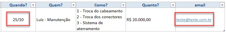 Enviar e-mail automaticamente pelo Outlook VBA - Enviar e-mail outlook 5W2H VBA 3