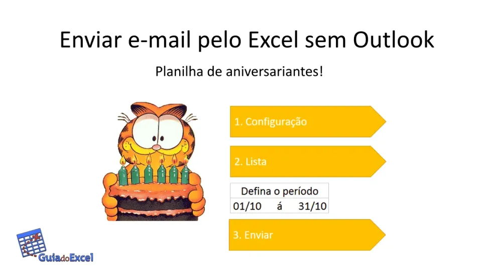 Enviar e-mail Excel VBA - Planilha de Aniversário