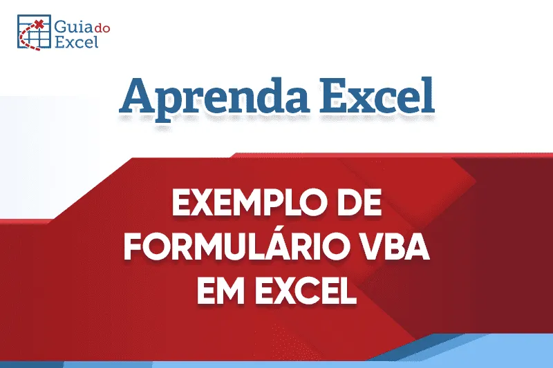 formulário vba Excel