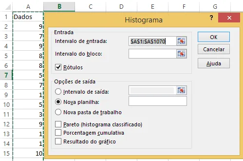 Histograma Excel 14