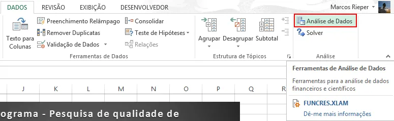 Histograma Excel