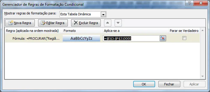 Item calculado em tabela dinâmica 11