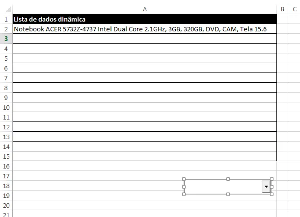 Lista autocompletar Excel 5