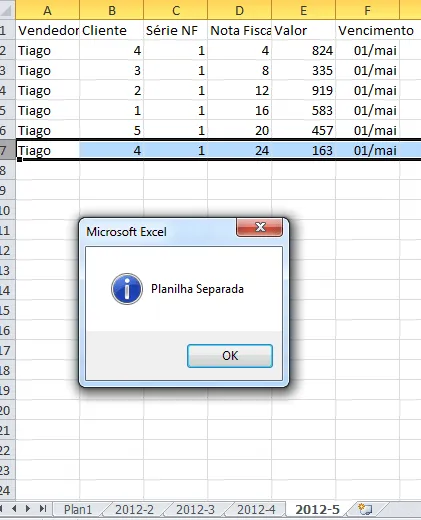 SEPARAR PLANILHA COM VBA