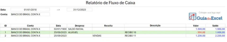 Planilha de Vendas e Estoque com BD 5