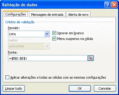 Lista das Sucursais