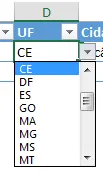 Validação de dados com lista variável e tamanho variável no Excel 4