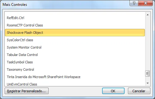 colocar youtube no excel