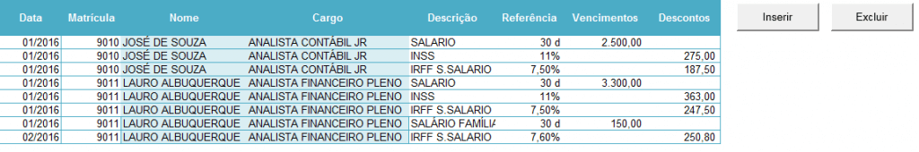 Modelo De Holerite Online Contracheque No Excel Gr Tis