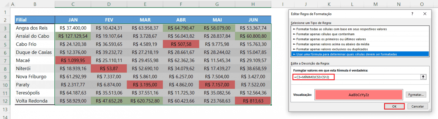 Como Destacar O Maior E Menor Valor No Excel Guia Do Excel