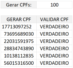 Gerar Cpf No Excel E Validar Cpf No Excel Guia Do Excel