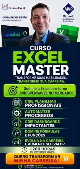Curso Excel Master — Básico ao Avançado, VBA, PowerPoint e mais