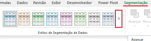 Personalizar Segmentação de Dados no Excel 3