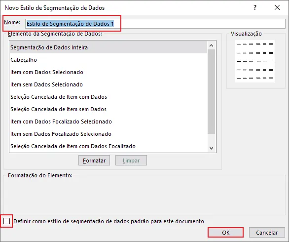 Personalizar Segmentação de Dados no Excel 7