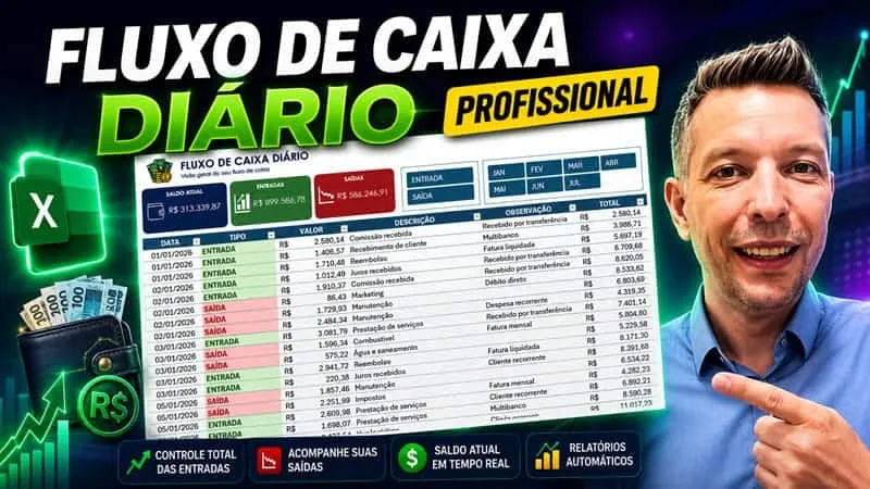 Planilha de fluxo de caixa Gratis