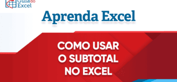 Comando SubTotal Excel