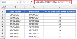 como calcular dias úteis entre datas no excel guia do excel