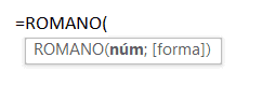 Números Romanos no Excel