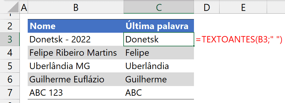 Como Extrair a Primeira Palavra no Excel Guia do Excel