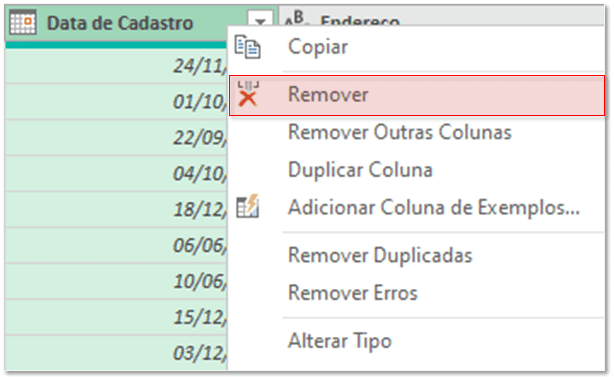 power query tratamento de dados 1