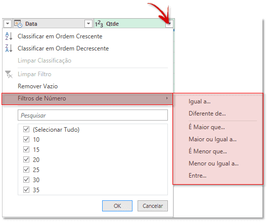 power query tratamento de dados 17