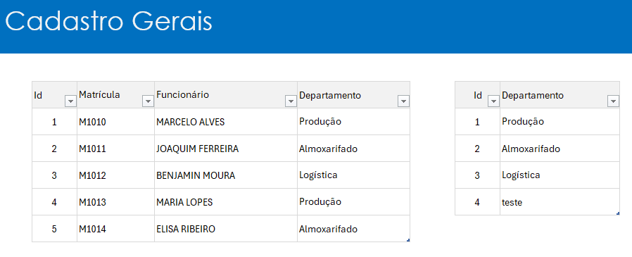 Planilha de Empréstimo de Equipamentos 2