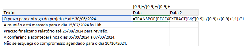 Regexextract RegexTest RegexReplace Excel 3