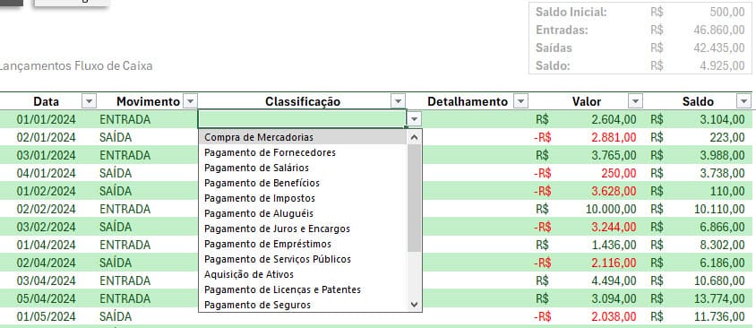 lista suspensa excel dependente 3