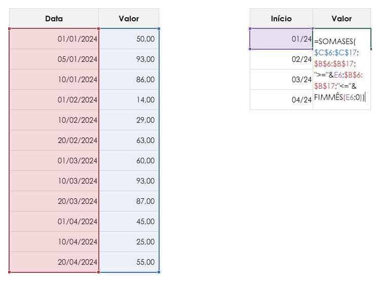 fimmês excel 3