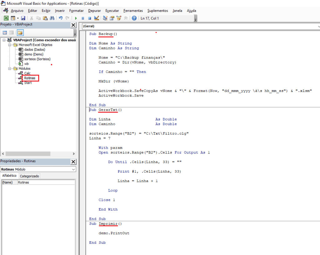 Como Esconder dos Usuários as Macros na Interface do Excel 3