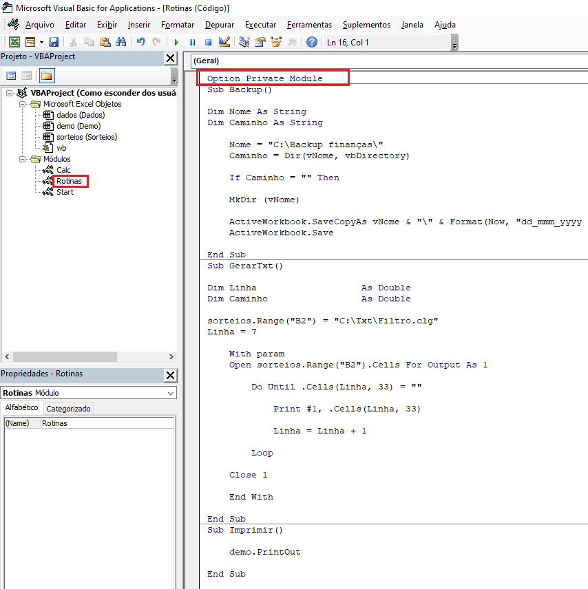 Como Esconder dos Usuários as Macros na Interface do Excel 5