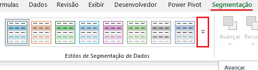 Personalizar Segmentação de Dados no Excel 3