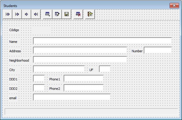 cadastro vba excel