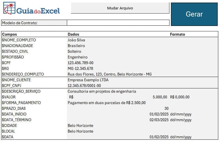 criar word vba excel 1