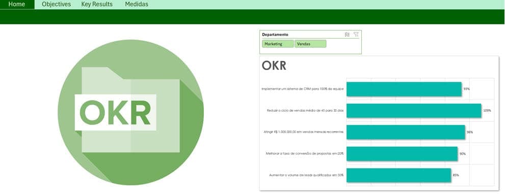 planilha okr excel